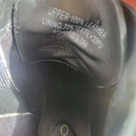 Aldo Lace Up Ankle Leather Boots Size 9 - Picture 5 of 6